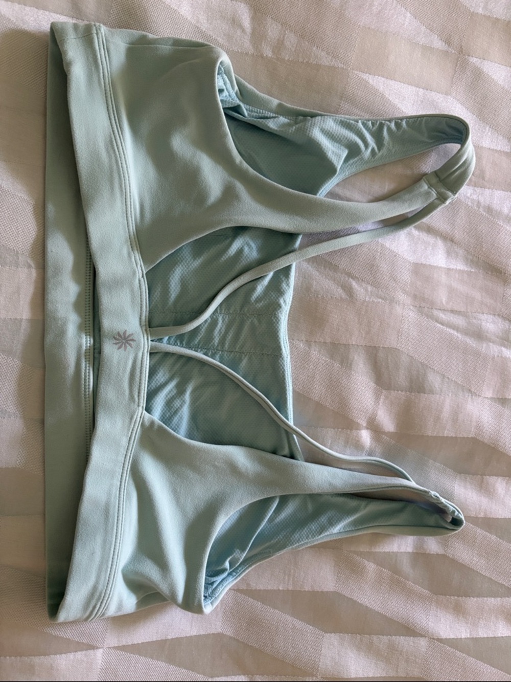 Athleta Mint Green Racerback Sports Bralette